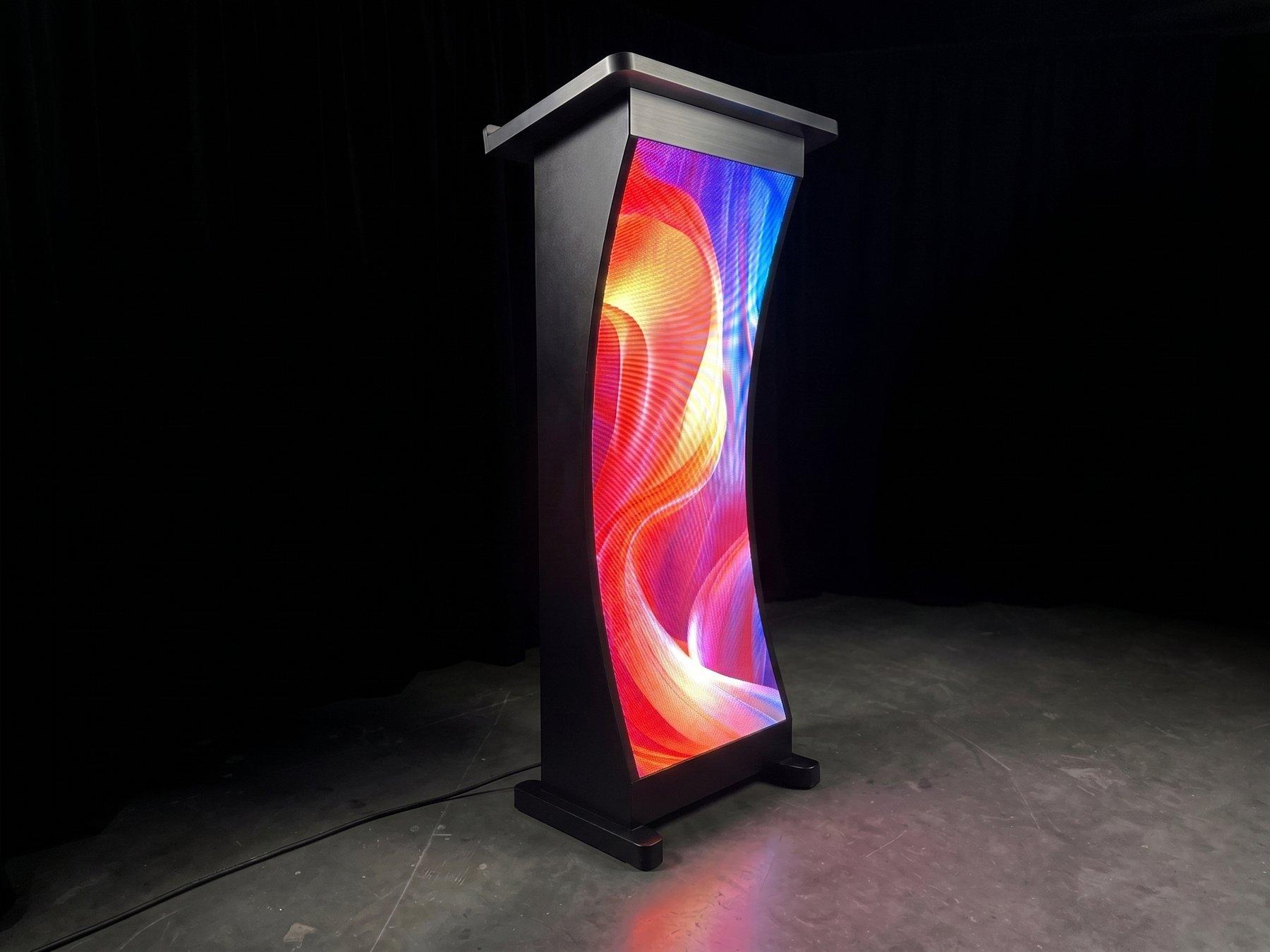 LED Podium for rent from TLL
