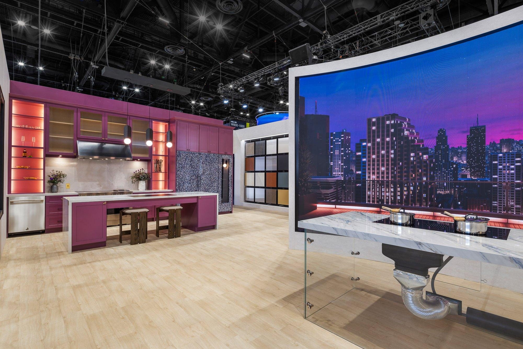 Whirlpool at KBIS: Fine-pitch LED walls, audio, network, and on-site techs for Whirlpool and KitchenAid at KBIS/IBS, a multi-year booth run from Las Vegas to Orlando.
