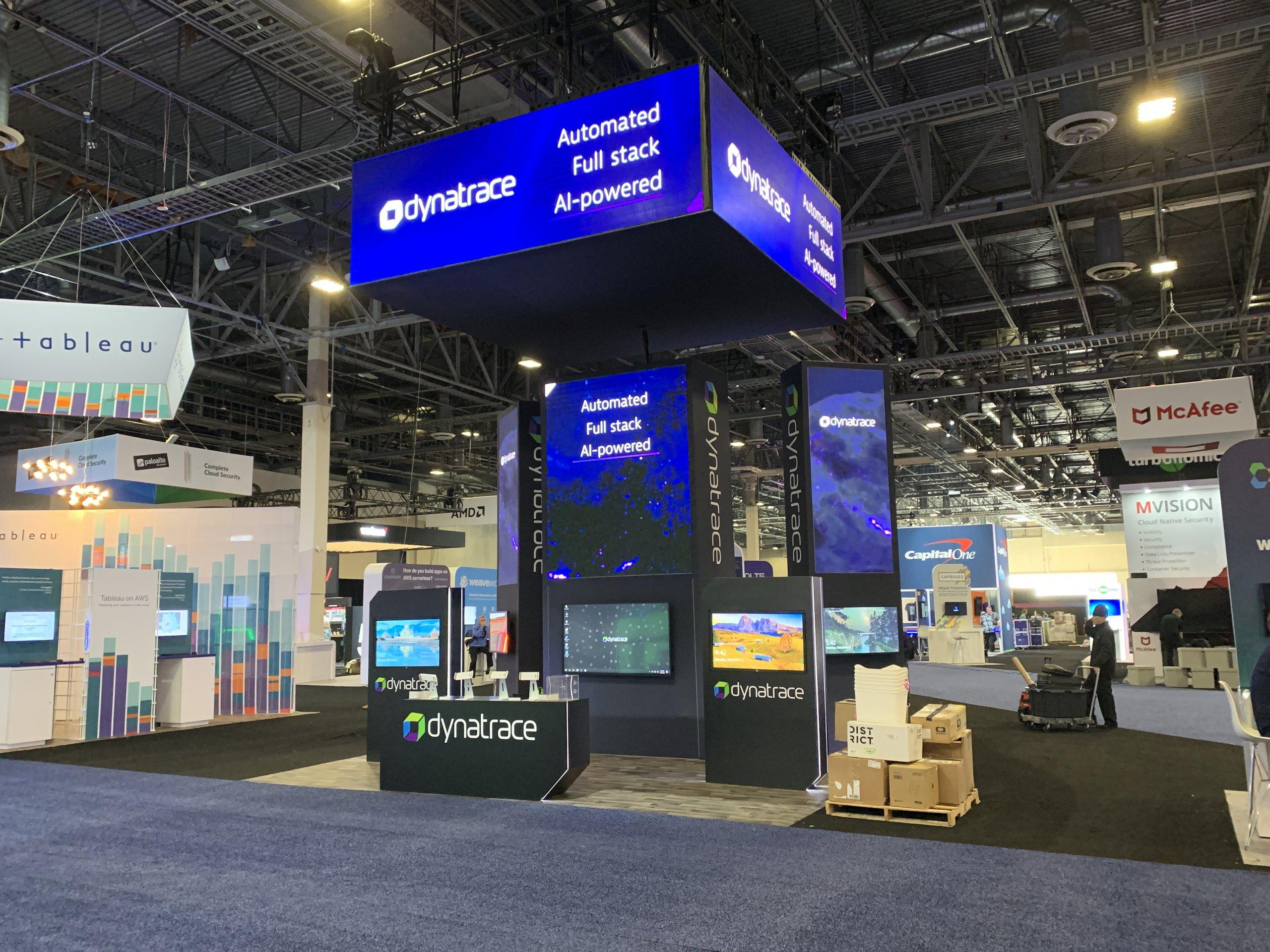 Touchscreens & Interactive Displays on a live event floor